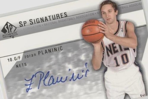 2003-04 SP Authentic - Zoran Planinic #ZP-A