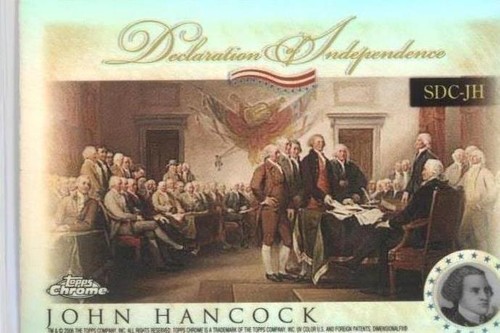 2006 Topps Chrome - John Hancock #SDC-JH