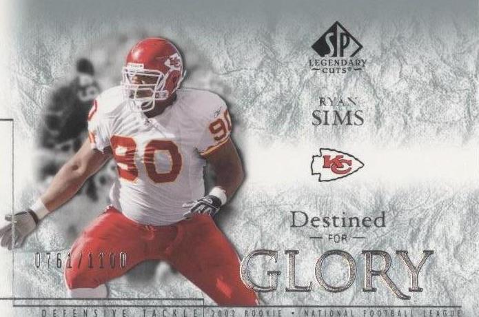 2002 SP Legendary Cuts Ryan Sims #201