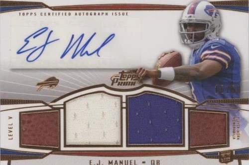2013 Topps Prime EJ Manuel #PV-EM