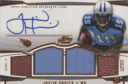 2013 Topps Prime Justin Hunter #PV-JH