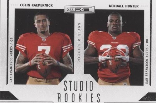2011 Panini Rookies & Stars Colin Kaepernick Kendall Hunter #9