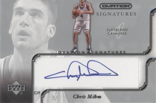 2002-03 Upper Deck Ovation - Chris Mihm #CM