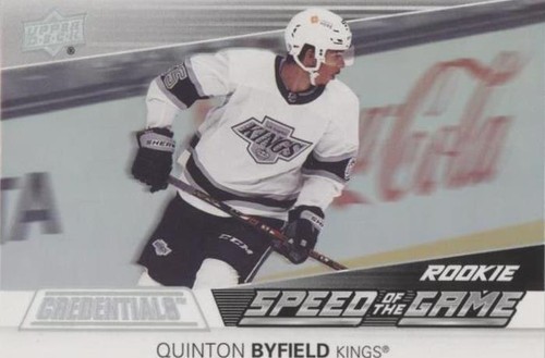 2021-22 Upper Deck Credentials - Quinton Byfield #SGR4