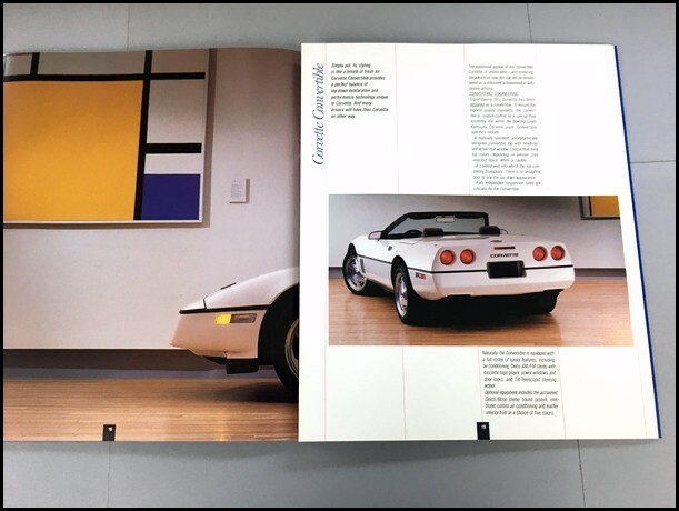 1989 Chevrolet Corvette 28-page Dealer Sales Brochure Catalog -  Chevy