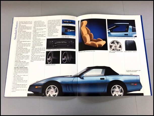 1989 Chevrolet Corvette 28-page Dealer Sales Brochure Catalog -  Chevy