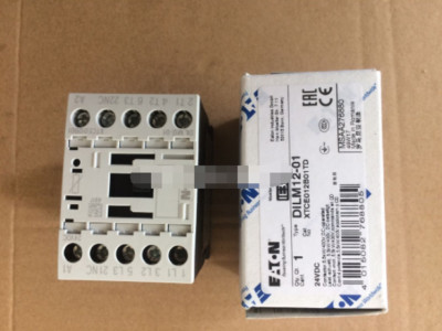 1PCS New Eaton Moeller DILM12-01 XTCE012B01TD DC Contactor 24VDC Brand