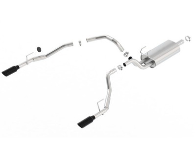 Borla 140552BC Cat-Back Single Split Rear Exit Exhaust System Kit