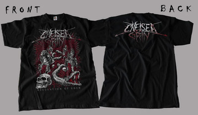 New DTG printed T-shirt - Chelsea Grin - Across the Earth - size- S - 5XL