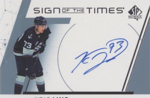 2022-23 SP Authentic - Kole Lind #SOTT-KL