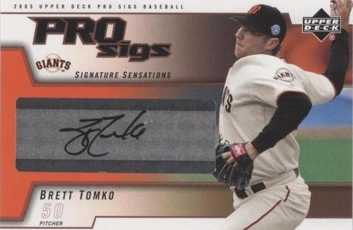 2005 Upper Deck Pro Sigs - Brett Tomko #SS-BT