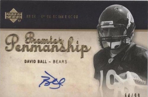 2007 UD Premier David Ball #PP-BA