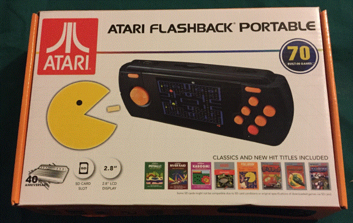 ATARI FLASHBACK PORTABLE WITH 70 GAMES BUILT IN