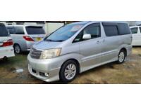 TOYOTA ALPHARD 2 BERTH CAMPERVAN WITH ROCK & ROLL BED