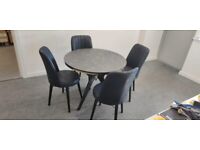 Beautiful Wooden Round Dinning Table With 6 Chairs Available For Sale||Order Now