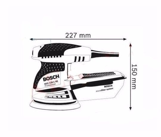 New Random Orbit Sander Bosch GEX 125-1 AE Professional Tool 