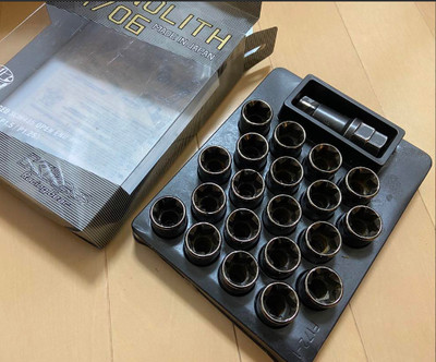 KYO-EI Kics MONOLITH M12×1.25 Glorious Black 20P MN03GK Wheel Nuts New