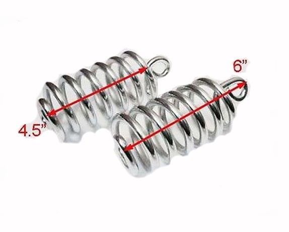 Solo Saddle Hook Spring Set Chrome Plated For Norton BSA Ariel 
