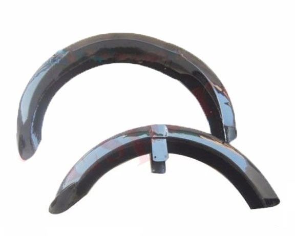 For Norton Dominator Model 7 Front & Rear Mudguard Set Steel Black Painted 