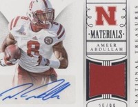 2015 Panini National Treasures College Ameer Abdullah #29