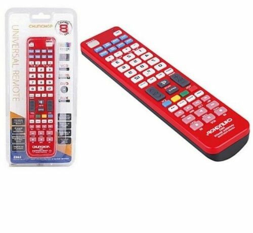 Telecomando Universale 8In1 Televisore Tv Dvb-T Sat Dvd Vcr Chunghop E885 linq