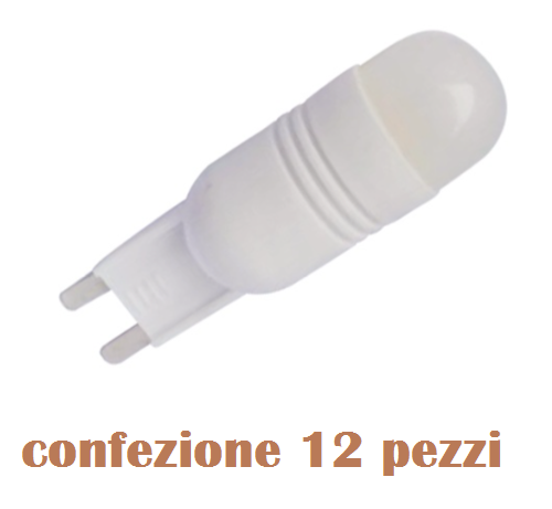 Set 12 Pezzi Lampadina Luce Mini Lampadina G9 2W 150 Lumen Led A Spillo hsb