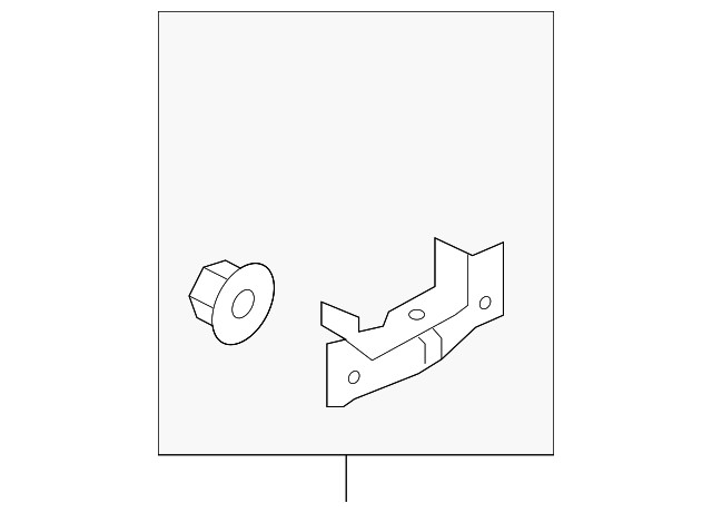 Genuine Ford Bumper Bracket 6G9Z-17C897-C