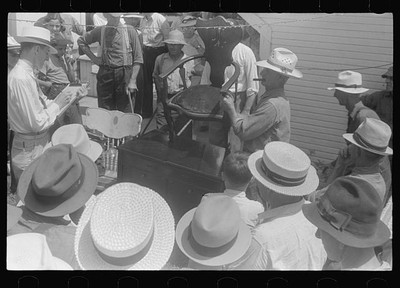 Public auction,central Ohio,OH,Farm Security Administration,FSA,August 1938,20