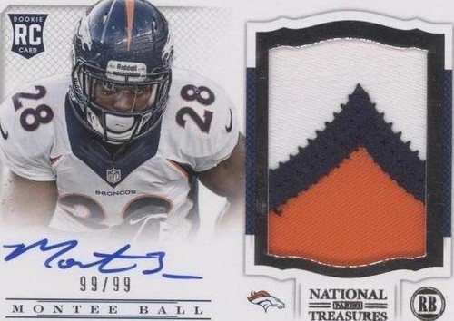 2013 Panini National Treasures Montee Ball #229