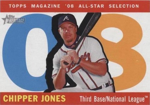 2009 Topps Heritage - Chipper Jones #486
