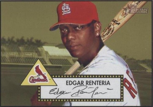 2001 Topps Heritage - Edgar Renteria #148