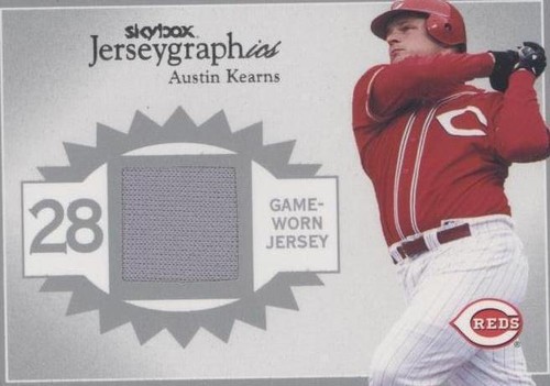 2004 Skybox Autographics - Austin Kearns #J-AK