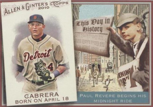 2010 Topps Allen & Ginter's - Miguel Cabrera #TDH45
