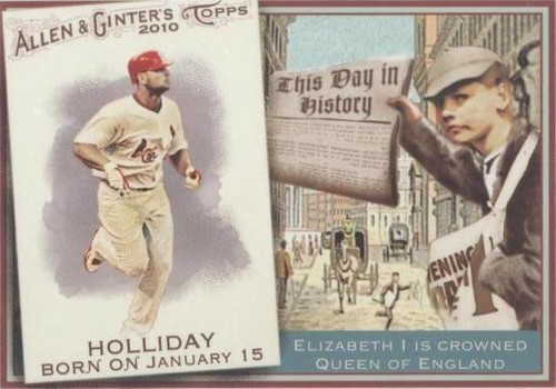 2010 Topps Allen & Ginter's - Matt Holliday #TDH48