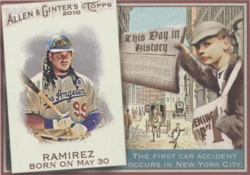 2010 Topps Allen & Ginter's - Manny Ramirez #TDH15