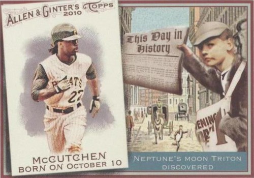 2010 Topps Allen & Ginter's - Andrew McCutchen #TDH70