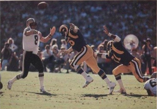 1986 Jeno's Pizza Rolls NFL Action Stickers Archie Manning #25