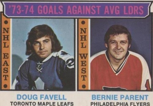 1974-75 O-Pee-Chee - Bernie Parent Doug Favell #4