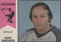 1974-75 O-Pee-Chee WHA - Gerry Cheevers #30