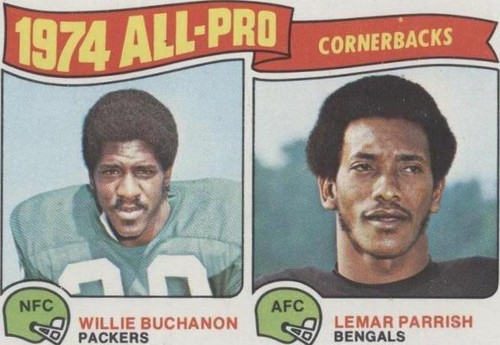 1975 Topps Lemar Parrish Willie Buchanon #221