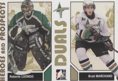 2007-08 In the Game Heroes and Prospects - Brad Marchand Roberto Luongo #99