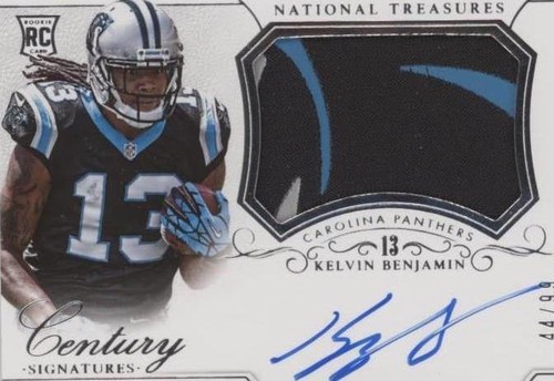 2014 Panini National Treasures Kelvin Benjamin #275