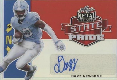 2021 Leaf Metal Draft Dazz Newsome #SP-DN1