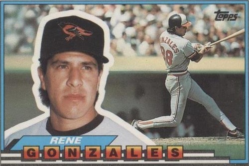 1989 Topps Big - Rene Gonzales #87
