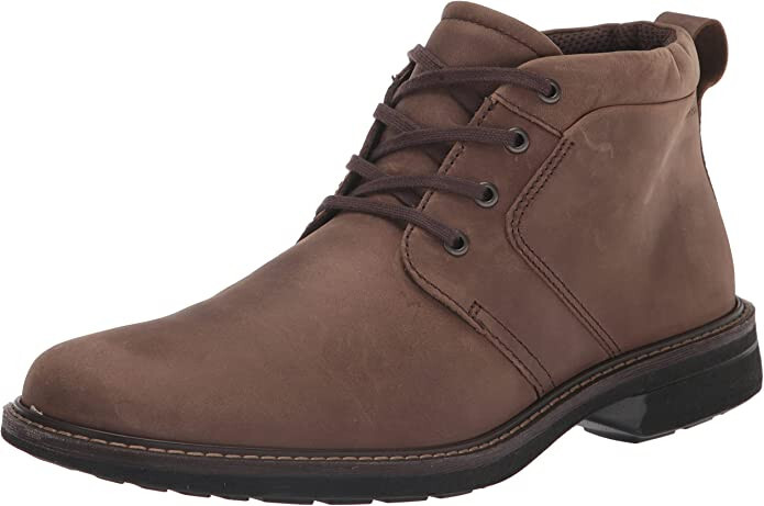 Pre-owned Ecco Men's Turn Gtx Gore-tex Lace-up Chukka Boot - Brown Leather - 45 Us 11-11.5