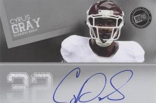 2012 Press Pass Cyrus Gray #PPS-CG