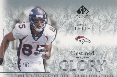 2002 SP Legendary Cuts Ashley Lelie #124