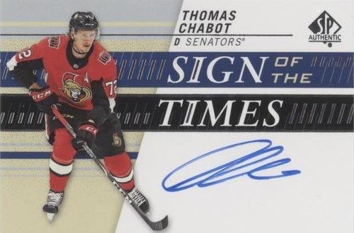 2019-20 SP Authentic - Thomas Chabot #SOTT-TC
