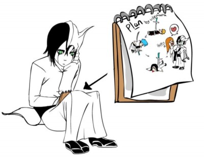 Anime espada grimmjow jeagerjaques inoue orihime Stitched Gaming Mat Desk
