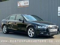 2012 Audi A4 2.0 TDIe 163 SE Technik 4dr - full black leather - see video SALOON